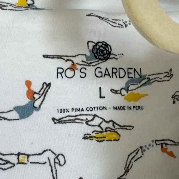 Ro’s garden pajama set never worn size L - Picture 6 of 6